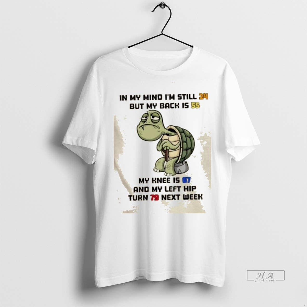 Trendy Official Turtle In My Mind Im Still 24 But - Adult & Kids T-Shirts, Sweatshirts & Hoodies apparel design preview 1