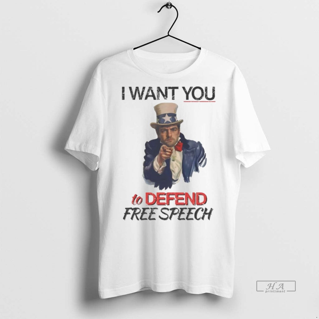 Trendy Official Uncle Sam I Want You To Defend Free - Adult & Kids T-Shirts, Sweatshirts & Hoodies apparel design preview 1