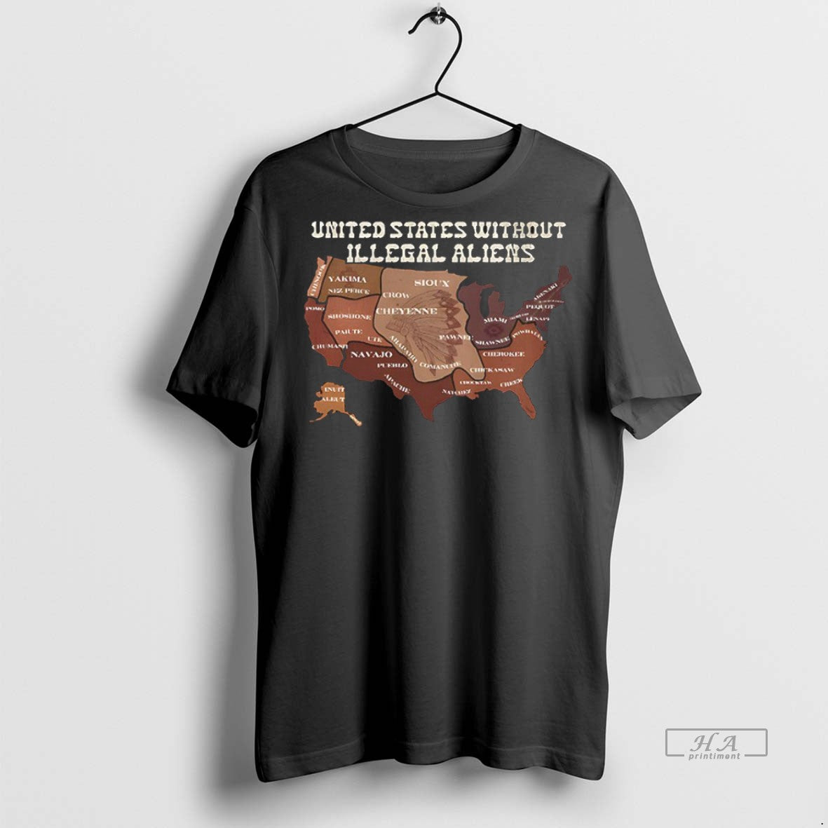 Trendy Official United States Without Illegal Aliens - Adult & Kids T-Shirts, Sweatshirts & Hoodies apparel design preview 1