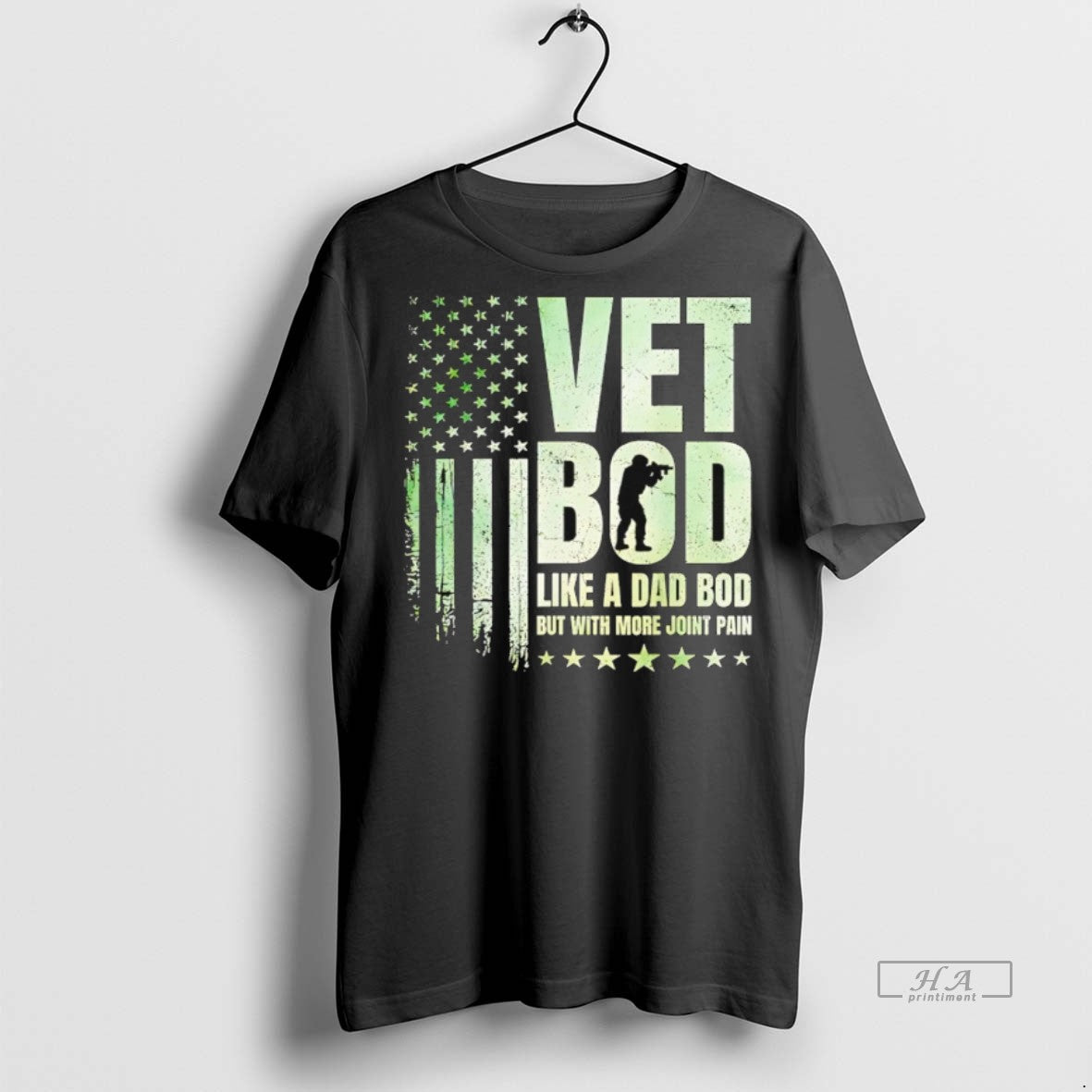 Trendy Official Vet Bod Like A Dad But With More - Adult & Kids T-Shirts, Sweatshirts & Hoodies apparel design preview 1