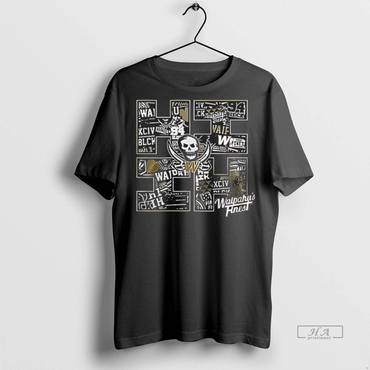 Trendy Official Waipahu Hs Football X Hi Finest - Adult & Kids T-Shirts, Sweatshirts & Hoodies apparel design preview 1