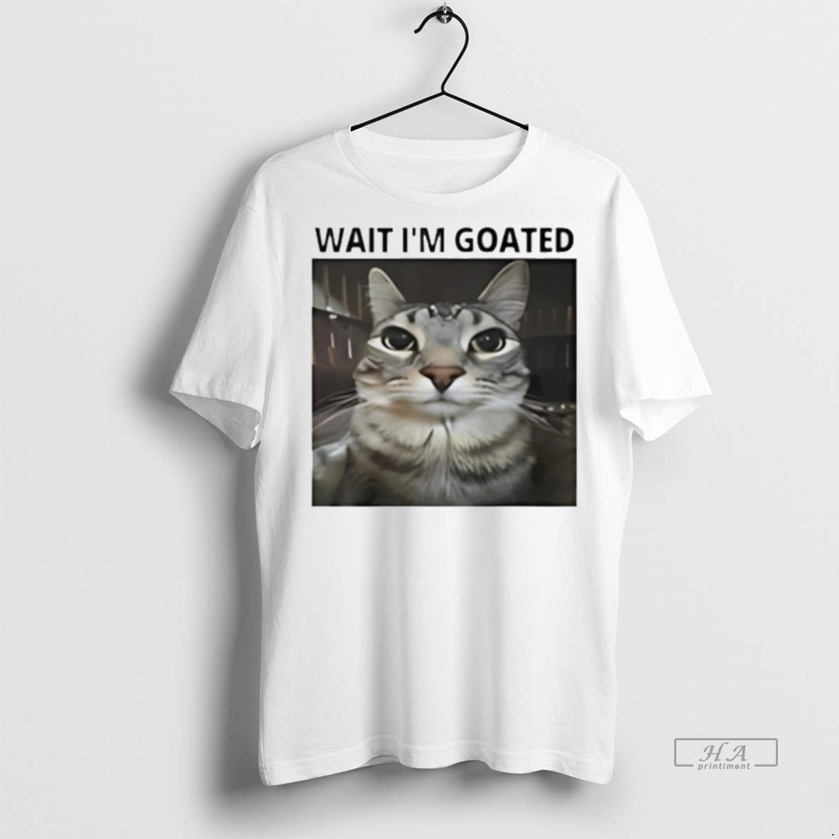Trendy Official Wait Im Goated Cat Funny Sweater - Adult & Kids T-Shirts, Sweatshirts & Hoodies apparel design preview 1