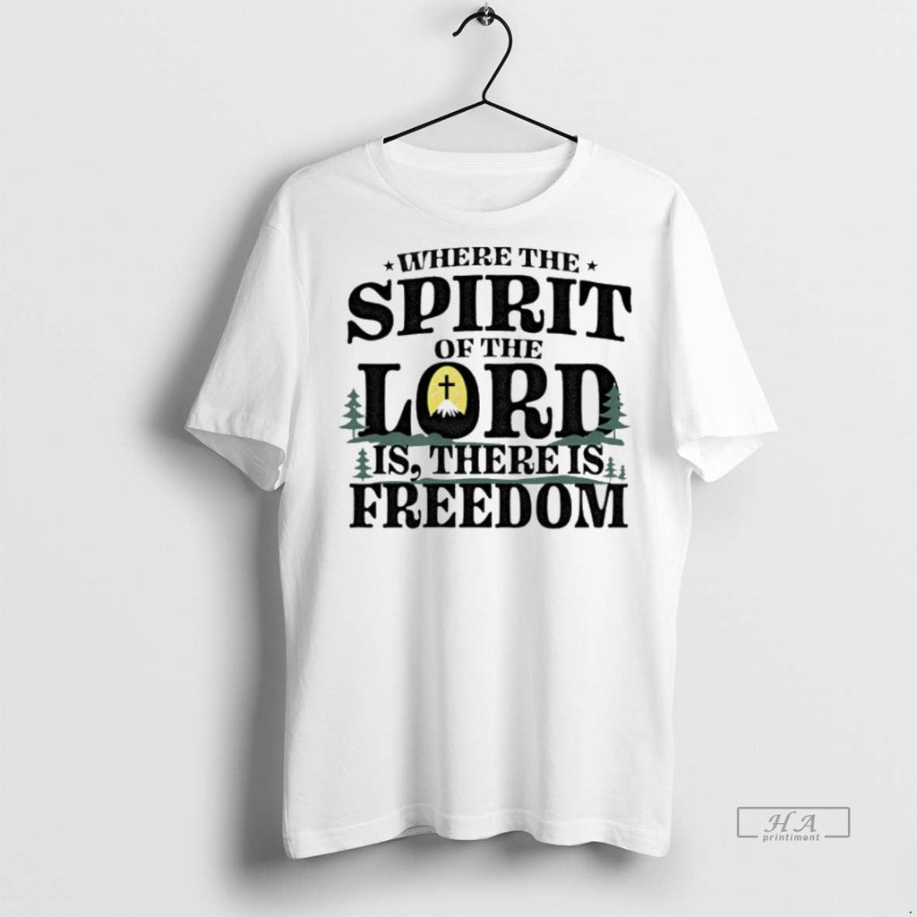 Trendy Official Where The Spirit Of Lord Is There - Adult & Kids T-Shirts, Sweatshirts & Hoodies apparel design preview 1