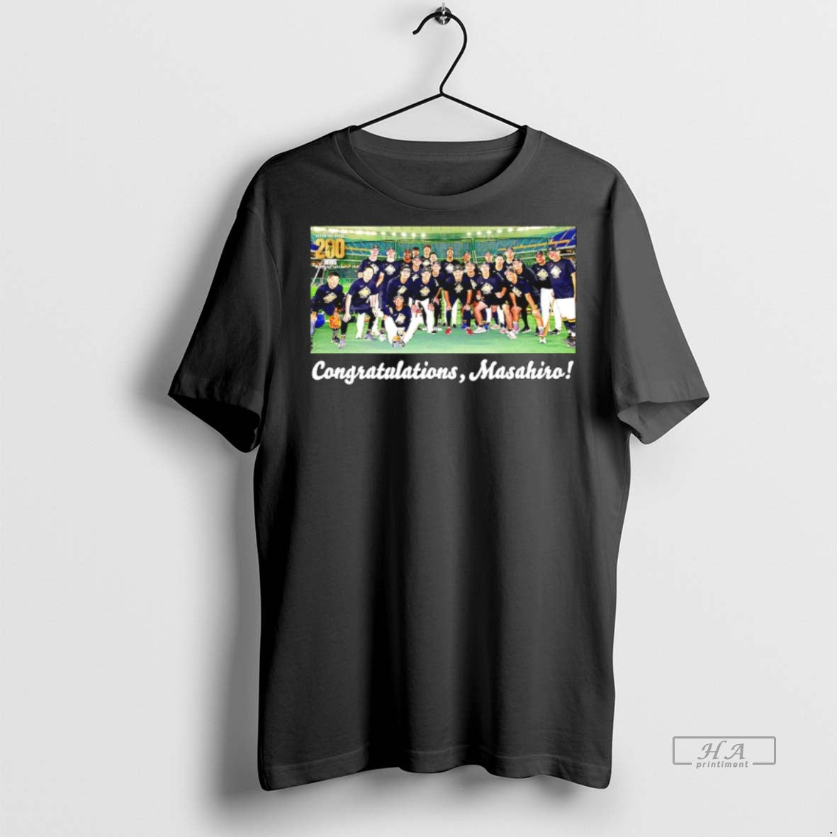 Trendy Official Yomiuri Giants Masahiro Tanaka 200th - Adult & Kids T-Shirts, Sweatshirts & Hoodies apparel design preview 1