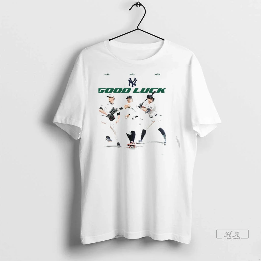 Trendy Officials New York Yankees Jets Good Luck - Adult & Kids T-Shirts, Sweatshirts & Hoodies apparel design preview 1