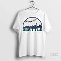 Trendy Officials Seattle Mariners Baseball Skyline - Adult & Kids T-Shirts, Sweatshirts & Hoodies apparel design preview 1