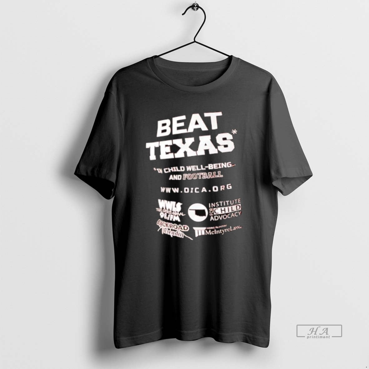 Trendy Oklahoma Institute For Child Advocacy Beat - Adult & Kids T-Shirts, Sweatshirts & Hoodies apparel design preview 1