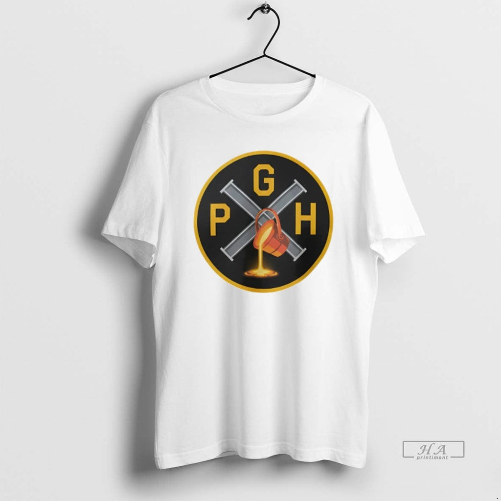 Trendy Pgh Emblem Steel - Adult & Kids T-Shirts, Sweatshirts & Hoodies apparel design preview 1