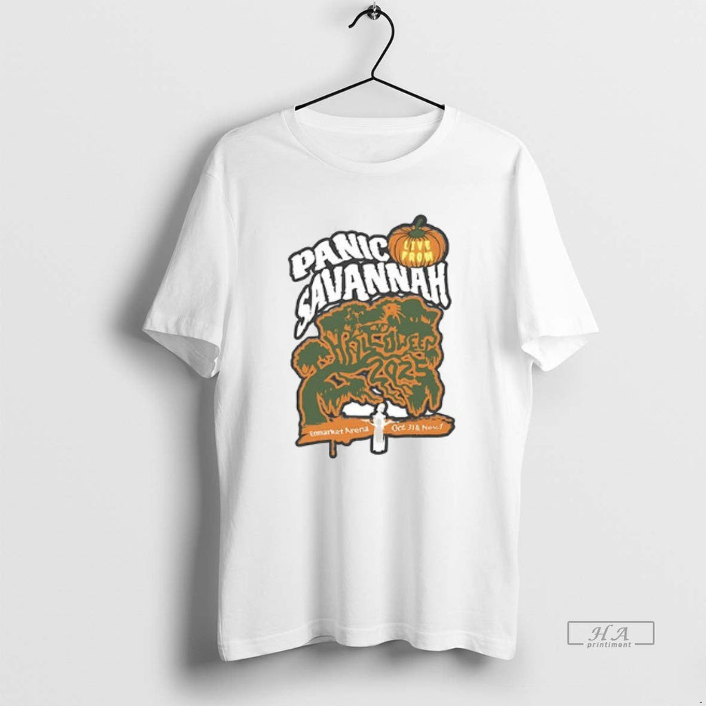 Trendy Panic Savannah Enmarket Arena Halloween 2025 - Adult & Kids T-Shirts, Sweatshirts & Hoodies apparel design preview 1