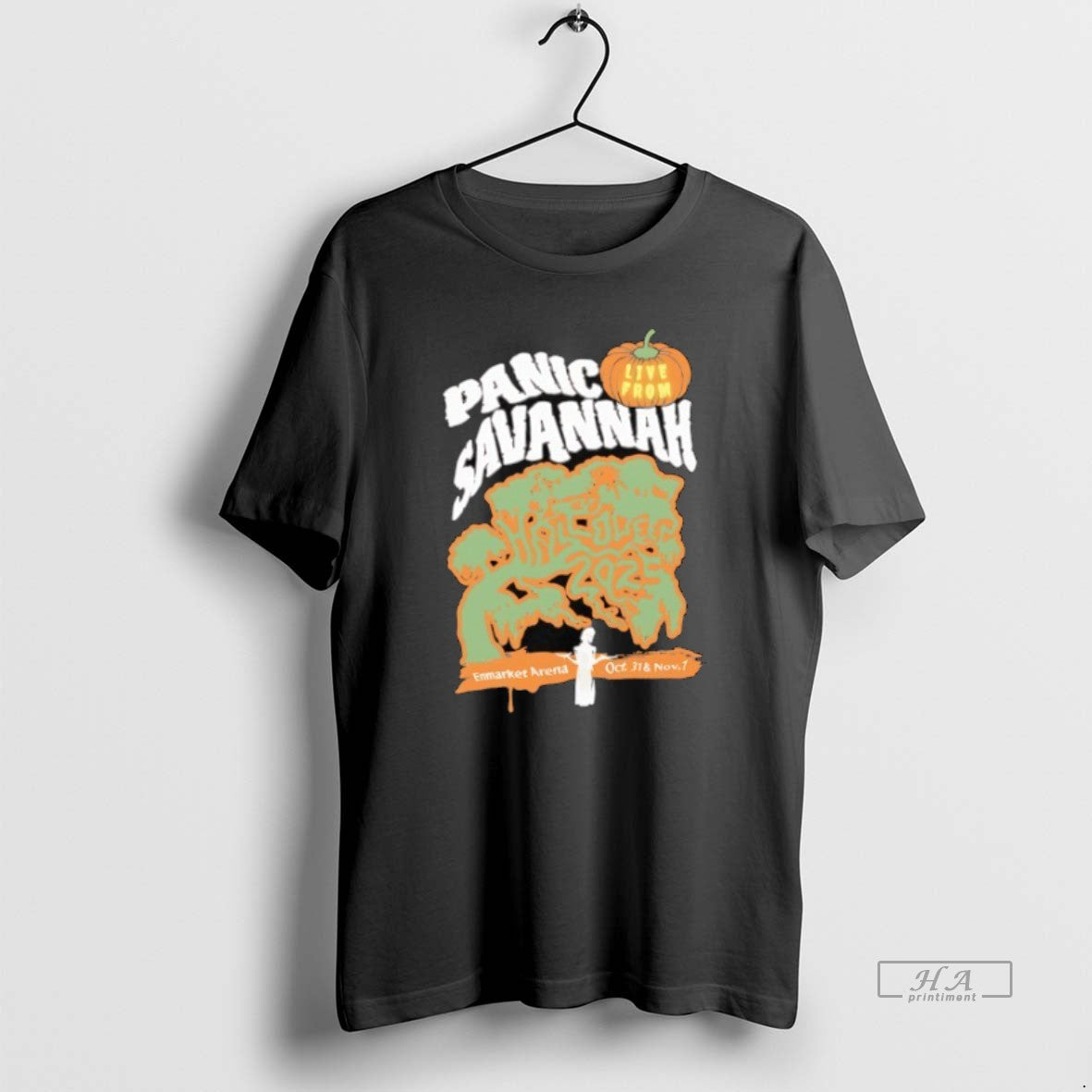 Trendy Panic Savannah Live From Halloween 2025 - Adult & Kids T-Shirts, Sweatshirts & Hoodies apparel design preview 1