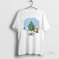 Trendy Peanuts X Usa Hockey Christmas Morning 2025 - Adult & Kids T-Shirts, Sweatshirts & Hoodies apparel design preview 1