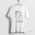 Trendy Peanuts Characters X Alien Boo - Adult & Kids T-Shirts, Sweatshirts & Hoodies apparel design preview 1