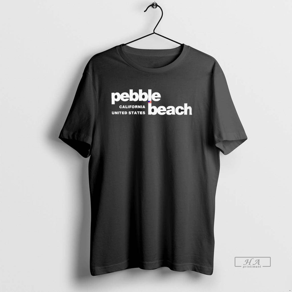 Trendy Pebble Beach Location California United States - Adult & Kids T-Shirts, Sweatshirts & Hoodies apparel design preview 1