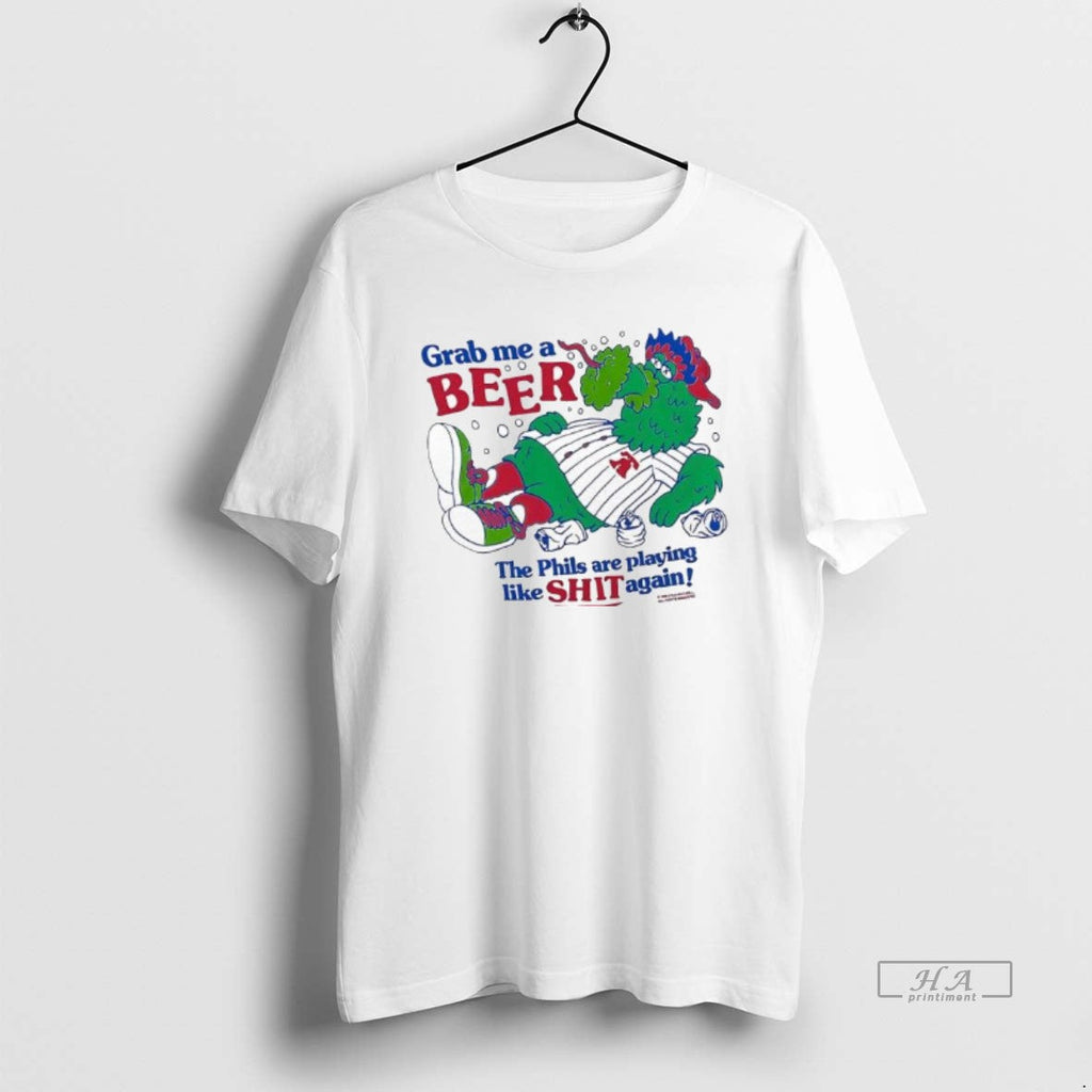 Trendy Phanatic Philadelphia Phillies Mascot Grab Me - Adult & Kids T-Shirts, Sweatshirts & Hoodies apparel design preview 1