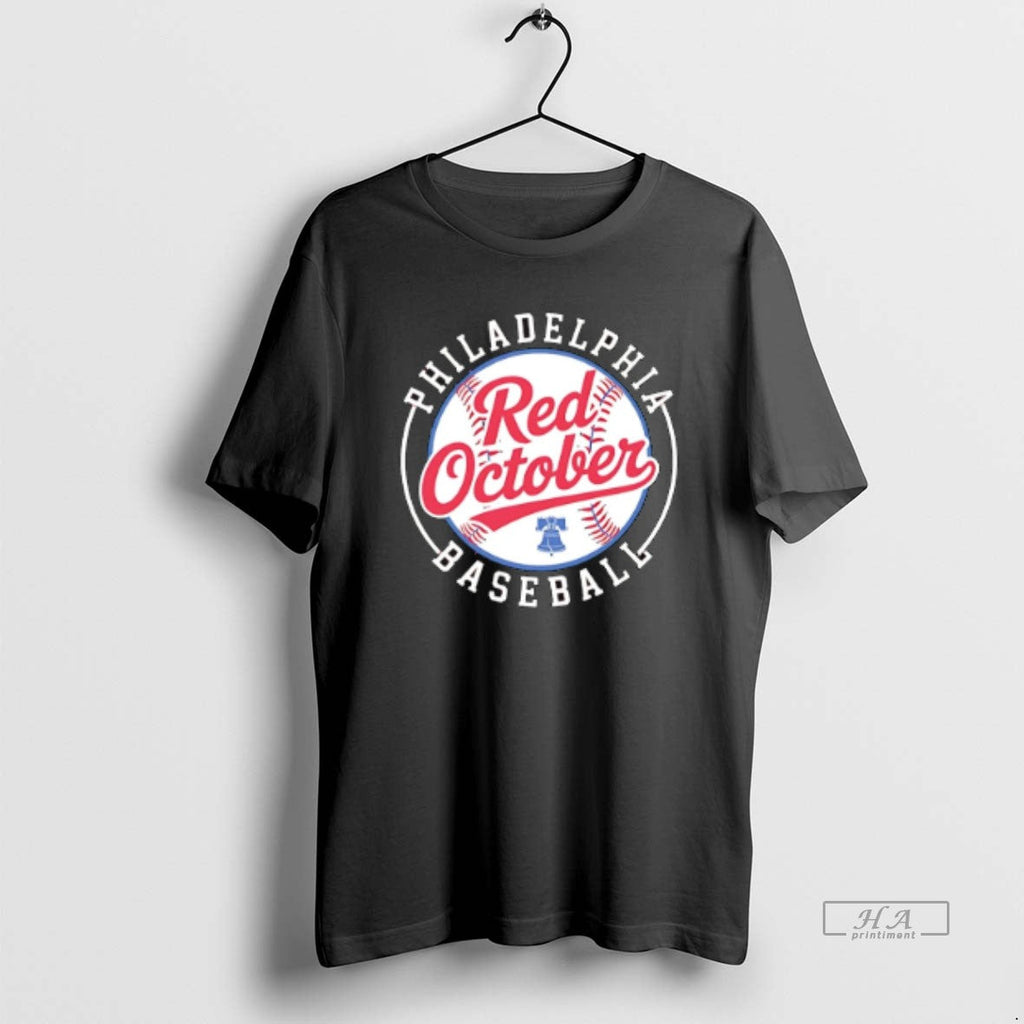 Trendy Philadelphia Phillies Red October Logo - Adult & Kids T-Shirts, Sweatshirts & Hoodies apparel design preview 1