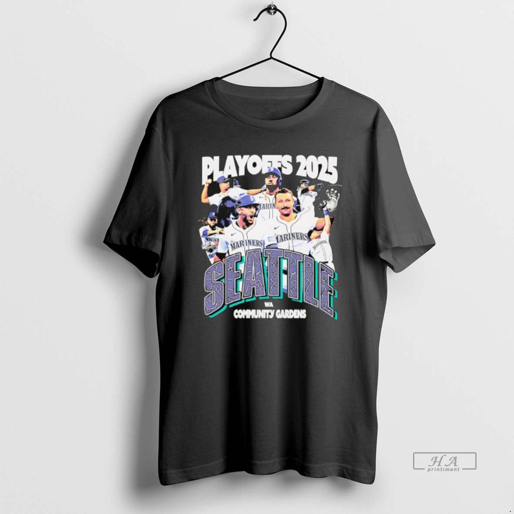 Trendy Playoffs 2025 Seattle Mariners Wa Community - Adult & Kids T-Shirts, Sweatshirts & Hoodies apparel design preview 1