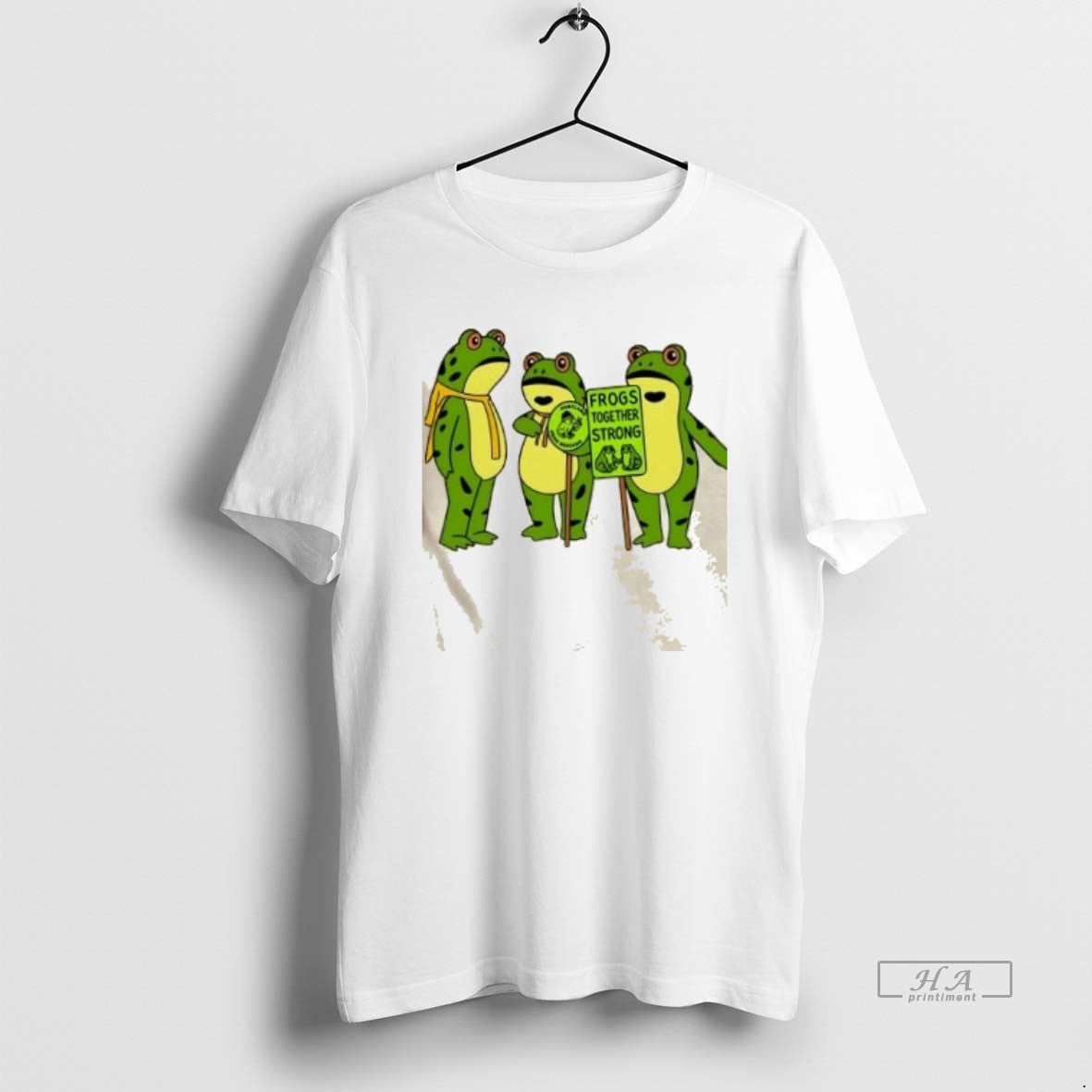 Trendy Portland Frog Brigade Oregon Frogs Together - Adult & Kids T-Shirts, Sweatshirts & Hoodies apparel design preview 1