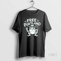 Trendy Portland Frog Free Long Sleve - Adult & Kids T-Shirts, Sweatshirts & Hoodies apparel design preview 1