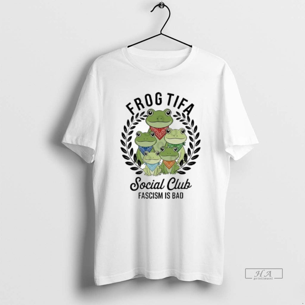 Trendy Portland Frog Frogtifa Social Club - Adult & Kids T-Shirts, Sweatshirts & Hoodies apparel design preview 1