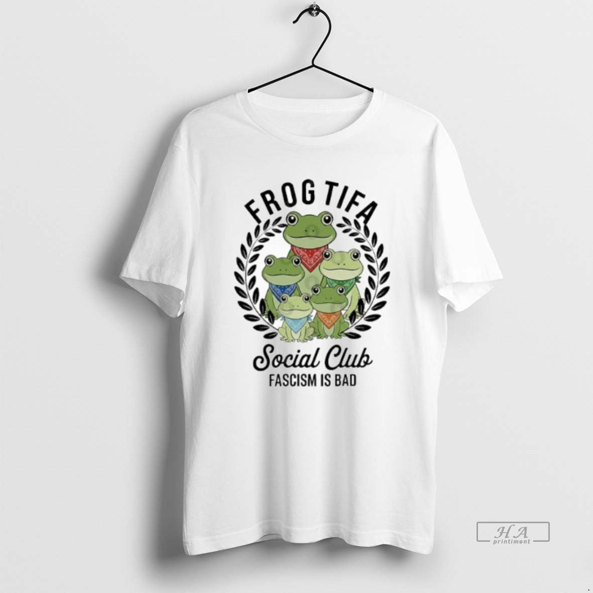 Trendy Portland Frog Frogtifa Social Club - Adult & Kids T-Shirts, Sweatshirts & Hoodies apparel design preview 1