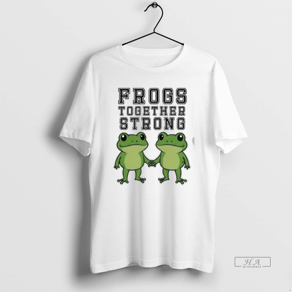 Trendy Portland Frogs Together Strong - Adult & Kids T-Shirts, Sweatshirts & Hoodies apparel design preview 1