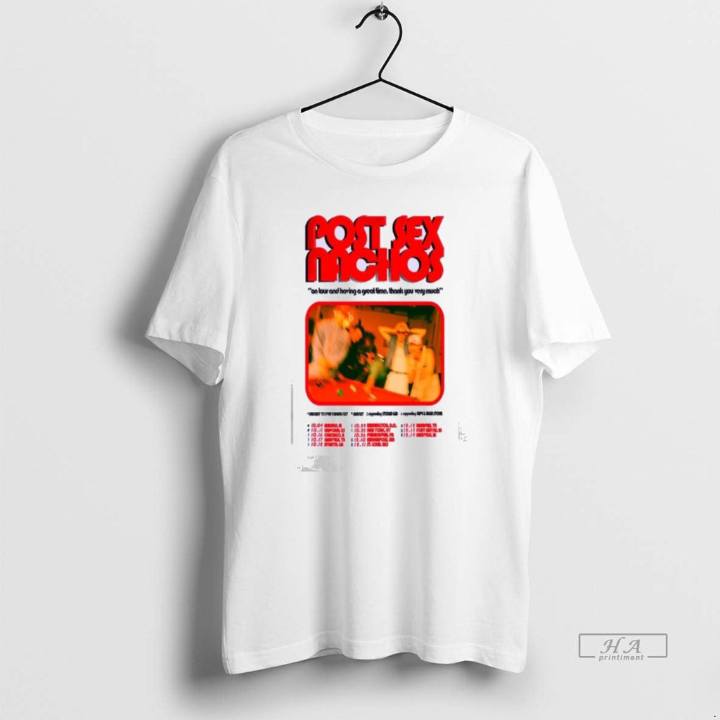 Trendy Post Sex Nachos Fall Tour 2025 - Adult & Kids T-Shirts, Sweatshirts & Hoodies apparel design preview 1