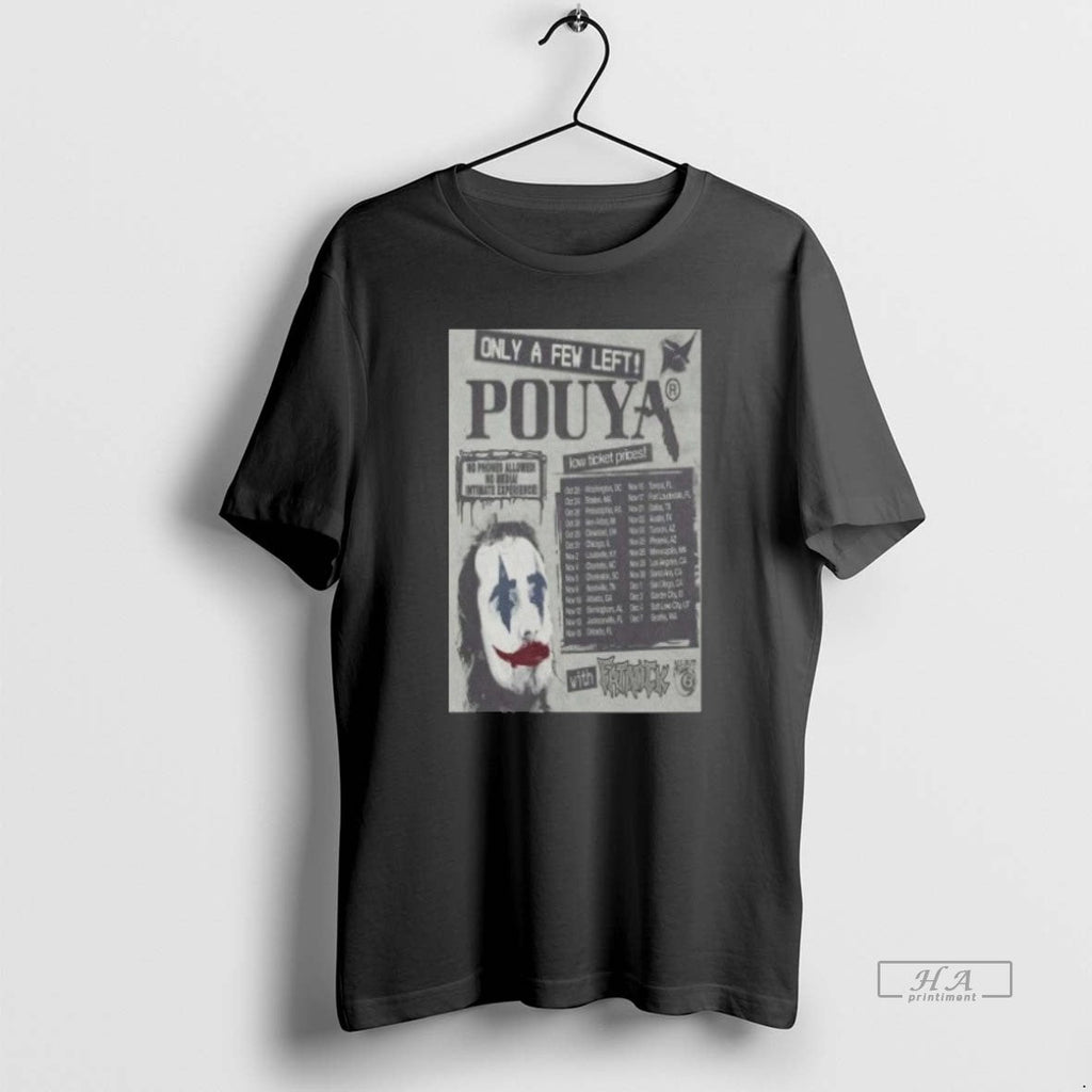 Trendy Pouya Only A Few Left 2025 Tour - Adult & Kids T-Shirts, Sweatshirts & Hoodies apparel design preview 1