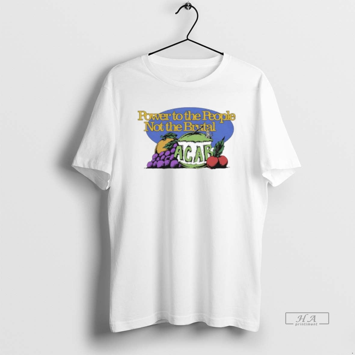 Trendy Power To The People Not Brutal Acab - Adult & Kids T-Shirts, Sweatshirts & Hoodies apparel design preview 1