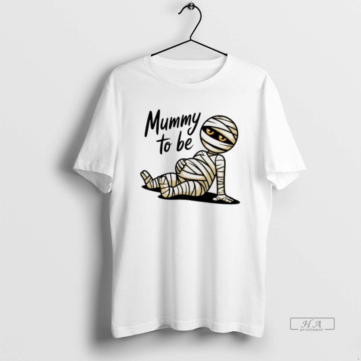 Trendy Pregnancy Mummy To Be Halloween - Adult & Kids T-Shirts, Sweatshirts & Hoodies apparel design preview 1