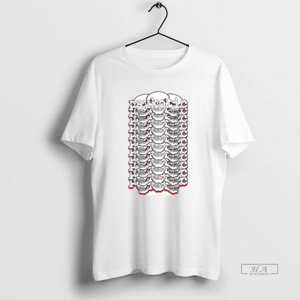 Trendy Psykotic Skull Logo Ornaments - Adult & Kids T-Shirts, Sweatshirts & Hoodies apparel design preview 1
