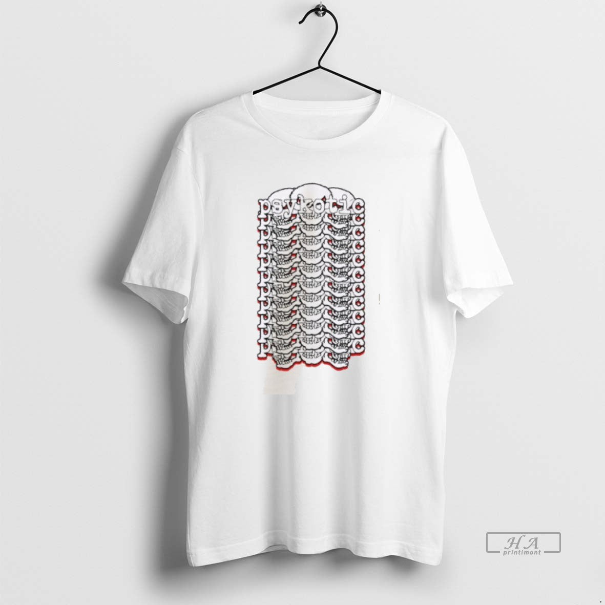 Trendy Psykotic Skull Logo - Adult & Kids T-Shirts, Sweatshirts & Hoodies apparel design preview 1