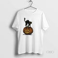 Trendy Pumpkin Cat Halloween 2025 - Adult & Kids T-Shirts, Sweatshirts & Hoodies apparel design preview 1