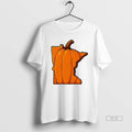 Trendy Pumpkin Arrange Minnesota State Halloween - Adult & Kids T-Shirts, Sweatshirts & Hoodies apparel design preview 1