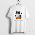 Trendy Pumpkin Cat If It Fits I Sits Halloween - Adult & Kids T-Shirts, Sweatshirts & Hoodies apparel design preview 1