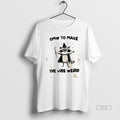 Trendy Raccoon Wizard Omw To Make The Vibe Weird - Adult & Kids T-Shirts, Sweatshirts & Hoodies apparel design preview 1