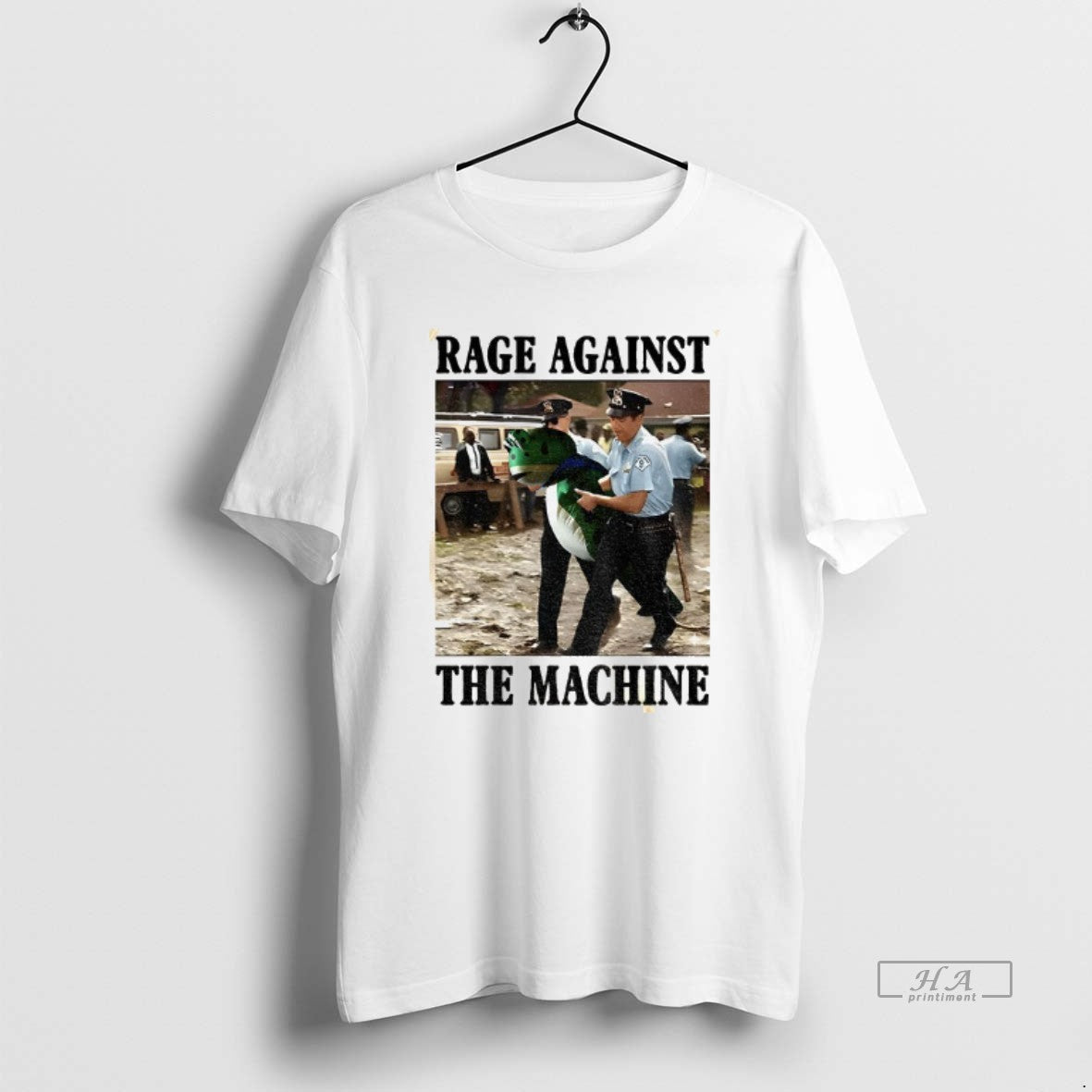 Trendy Rage Against The Machine Funny Portland Frog - Adult & Kids T-Shirts, Sweatshirts & Hoodies apparel design preview 1