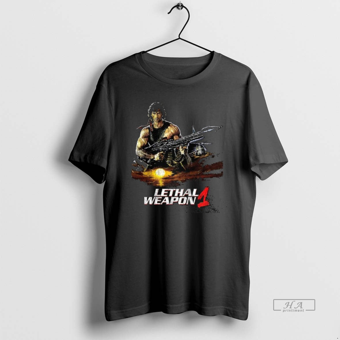 Trendy Rambos Lethal Weapon 1 Graphic - Adult & Kids T-Shirts, Sweatshirts & Hoodies apparel design preview 1