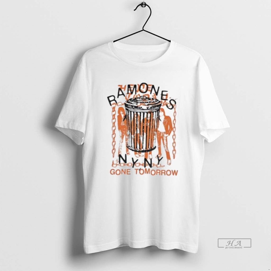 Trendy Ramones Nyny Gone Tomorrow Band Graphic - Adult & Kids T-Shirts, Sweatshirts & Hoodies apparel design preview 1