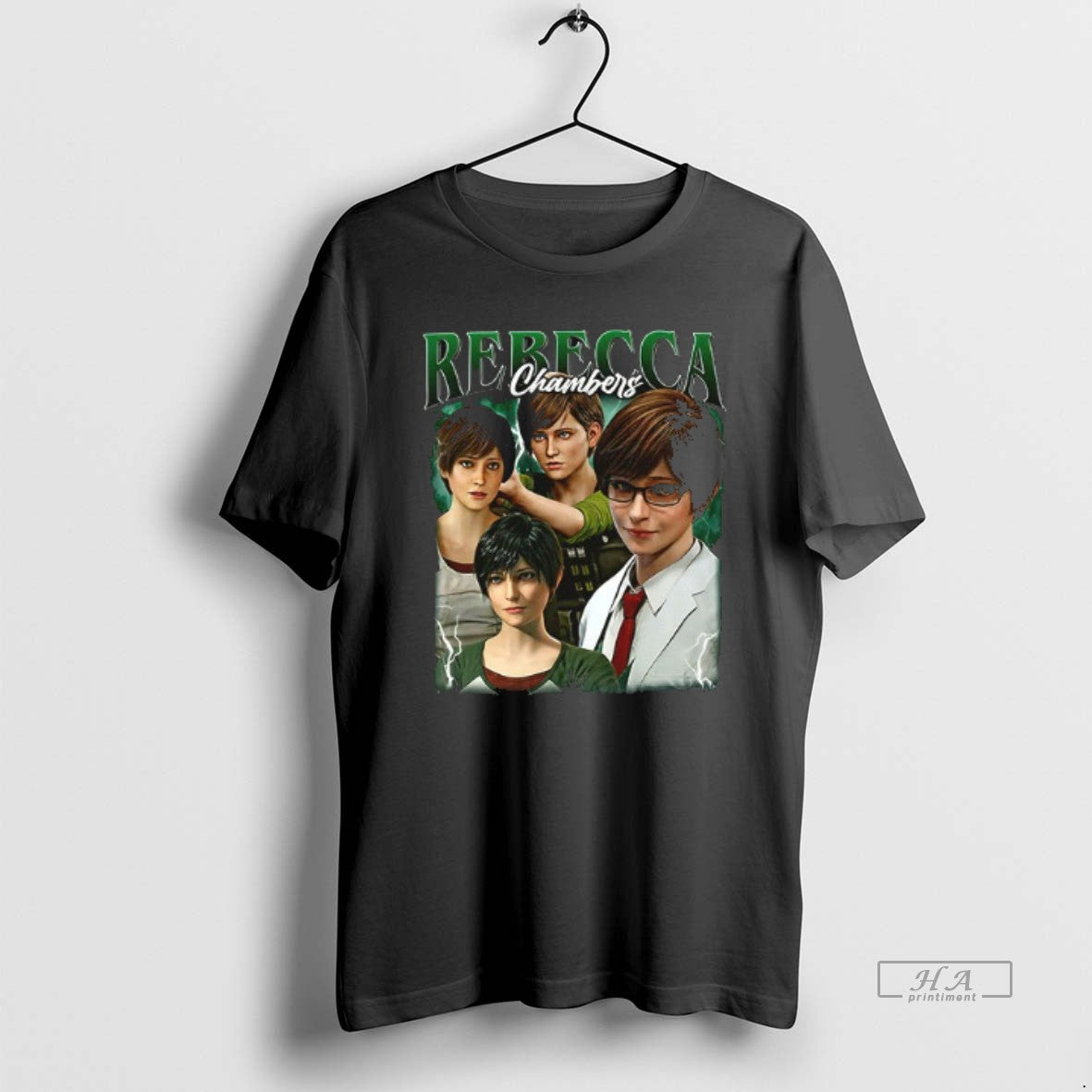 Trendy Rebecca Chambers Resident Evil Vintage Ceramic - Adult & Kids T-Shirts, Sweatshirts & Hoodies apparel design preview 1