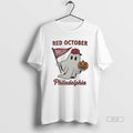 Trendy Red October Philadelphia Phillies Ghost - Adult & Kids T-Shirts, Sweatshirts & Hoodies apparel design preview 1