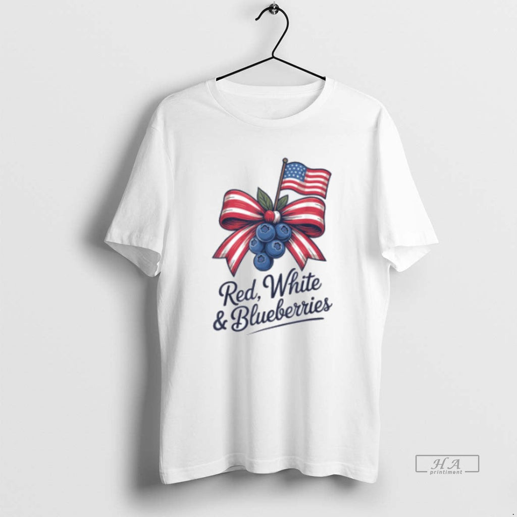Trendy Red White And Blueberries - Adult & Kids T-Shirts, Sweatshirts & Hoodies apparel design preview 1