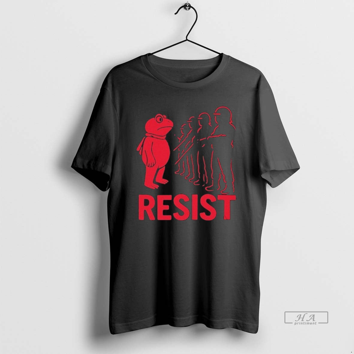 Trendy Resist Portland Frog Anti Fascism - Adult & Kids T-Shirts, Sweatshirts & Hoodies apparel design preview 1
