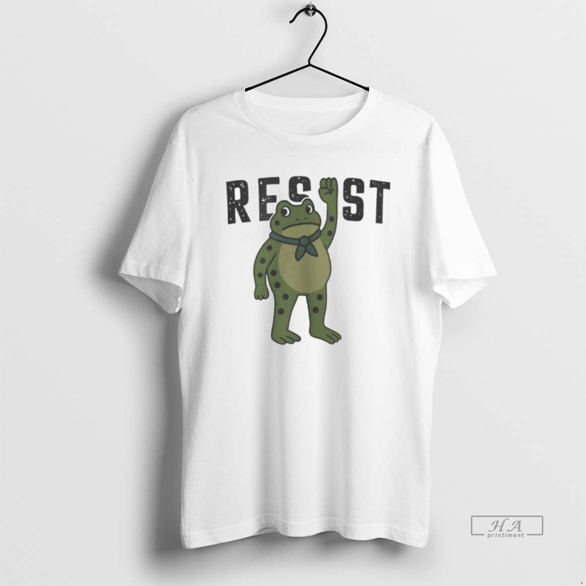 Trendy Resist Portland Frog - Adult & Kids T-Shirts, Sweatshirts & Hoodies apparel design preview 1