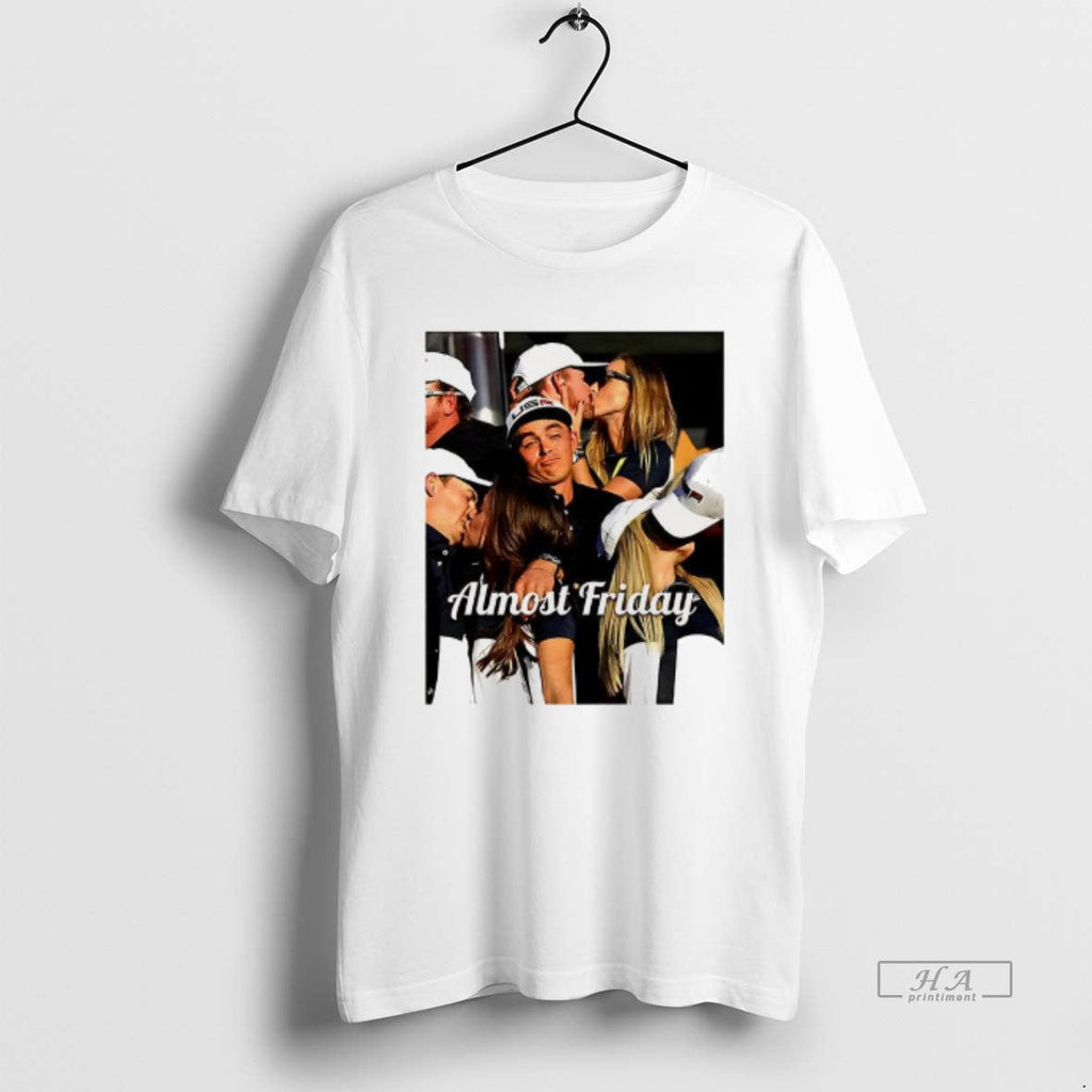 Trendy Rickie Fowler Ryder Cup Almost Friday - Adult & Kids T-Shirts, Sweatshirts & Hoodies apparel design preview 1