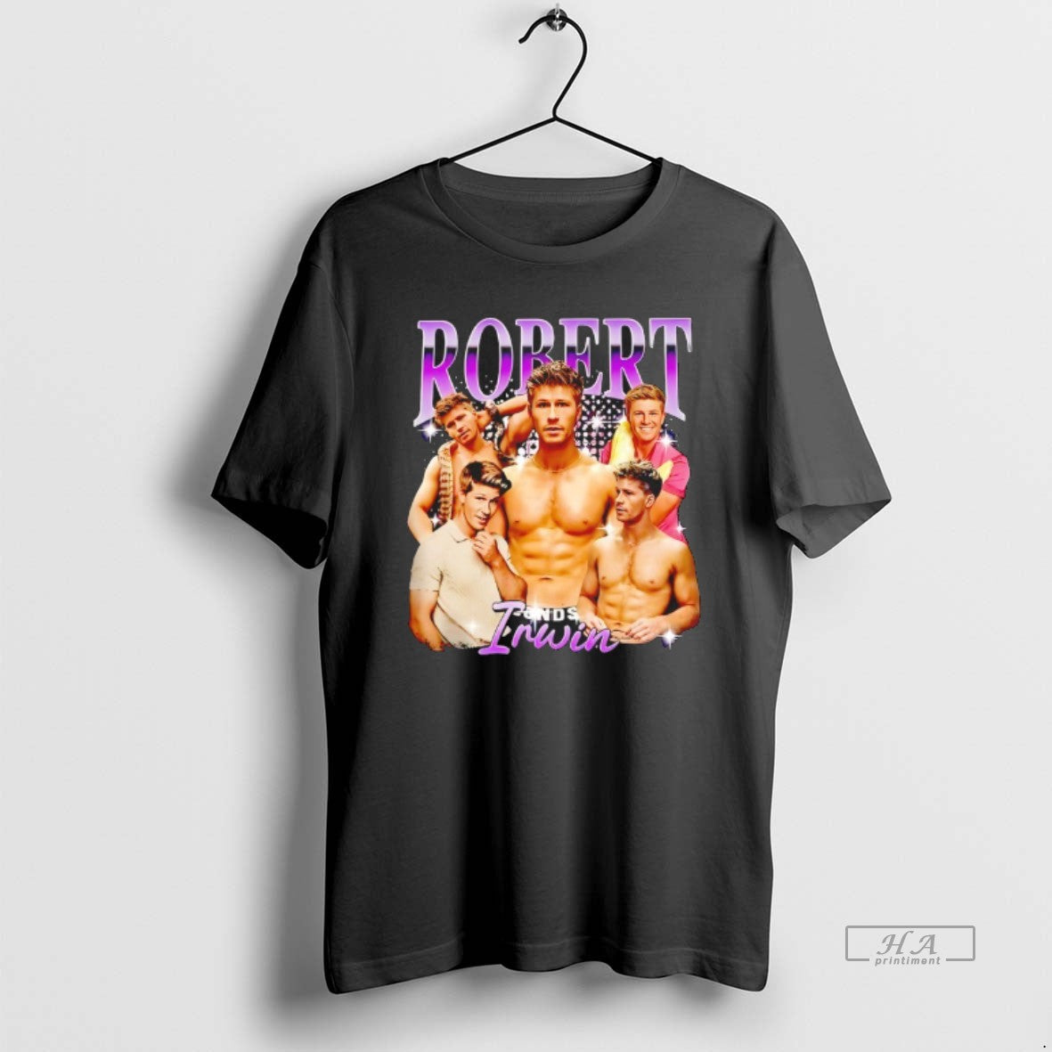 Trendy Robert Irwin Retro - Adult & Kids T-Shirts, Sweatshirts & Hoodies apparel design preview 1