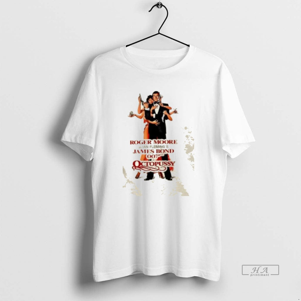 Trendy Roger Moore As Ian Flemings James Bond 007 In - Adult & Kids T-Shirts, Sweatshirts & Hoodies apparel design preview 1