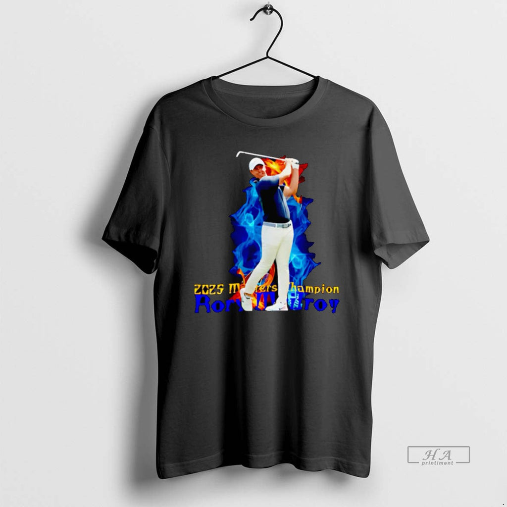 Trendy Rory Mcilroy 2025 Golf Masters Champion - Adult & Kids T-Shirts, Sweatshirts & Hoodies apparel design preview 1