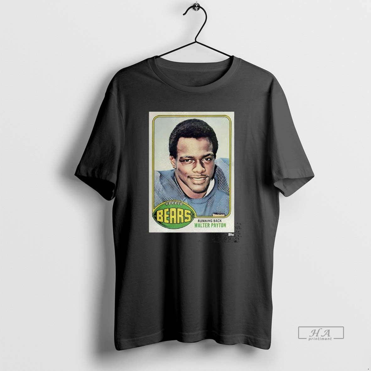 Trendy Running Back Walter Payton Topps Rookie Card - Adult & Kids T-Shirts, Sweatshirts & Hoodies apparel design preview 1