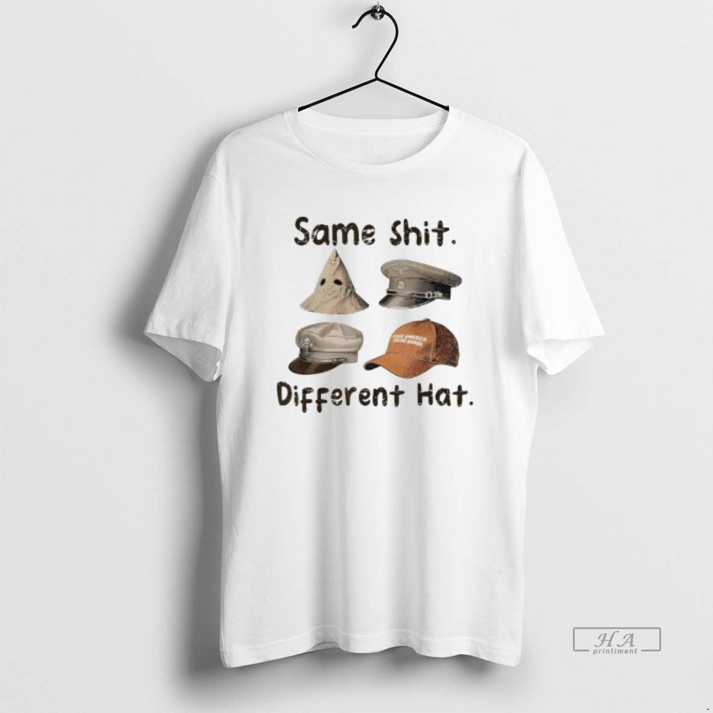Trendy Same Shit Different Hat Art - Adult & Kids T-Shirts, Sweatshirts & Hoodies apparel design preview 1