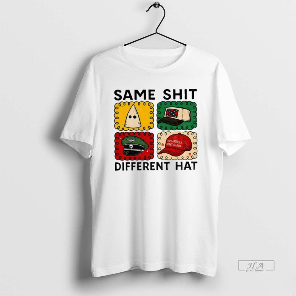 Trendy Same Shit Different Hat Maga Anti Trump - Adult & Kids T-Shirts, Sweatshirts & Hoodies apparel design preview 1